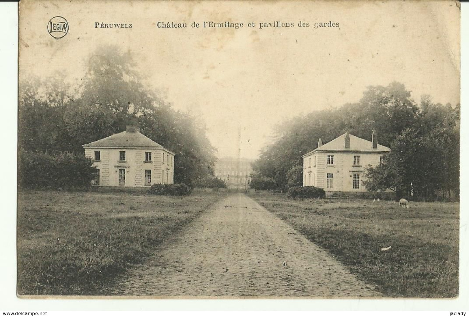 Péruwelz -- Château De L'Ermitage Et Pavillons Des Gardes .    (2 Scans) - Péruwelz