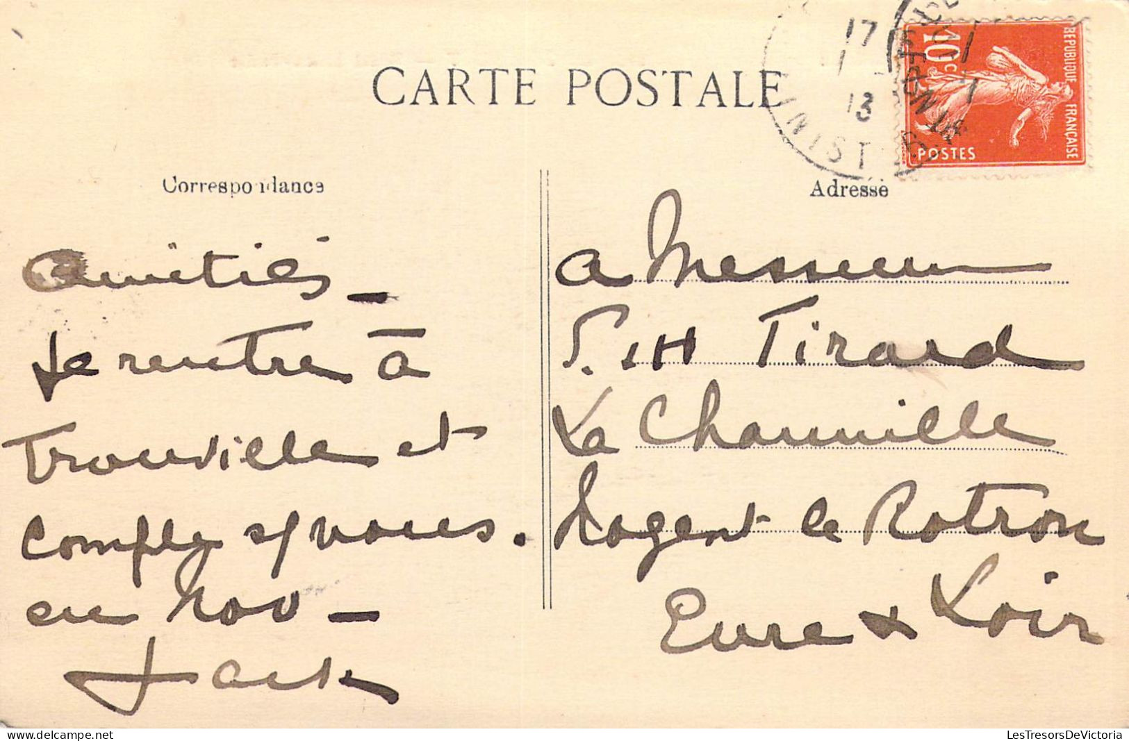 FRANCE - 29 - Le Conquet - Hôtel Sainte-Barbe - Carte Postale Ancienne - Le Conquet