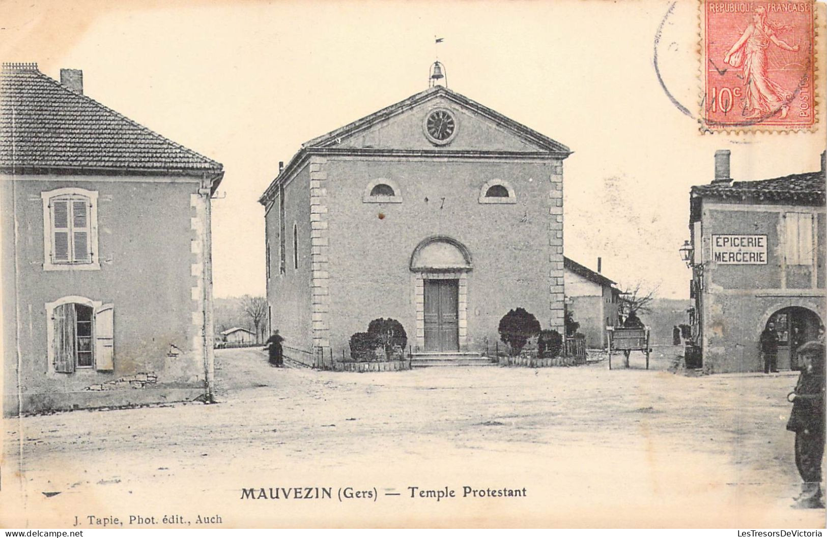 FRANCE - 32 - Mauvezin - Temple Protestant - Carte Postale Ancienne - Other & Unclassified