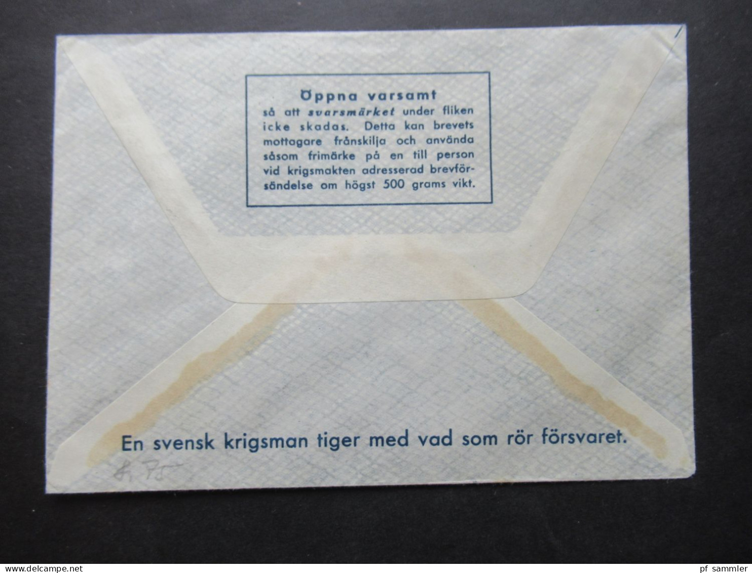 1965 Schweden Militärpost Militärbrev Stempel Svenska FN Bat Cypern / Schwedisches Militär Auf Zypern / FN Bat 2. Komp - Militari