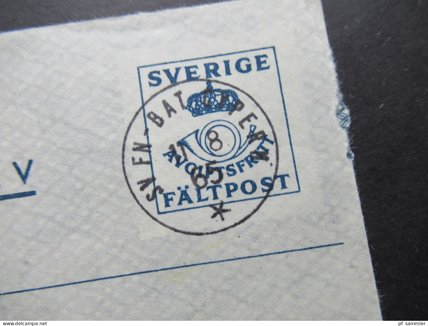 1965 Schweden Militärpost Militärbrev Stempel Svenska FN Bat Cypern / Schwedisches Militär Auf Zypern / FN Bat 3. Komp - Militaires