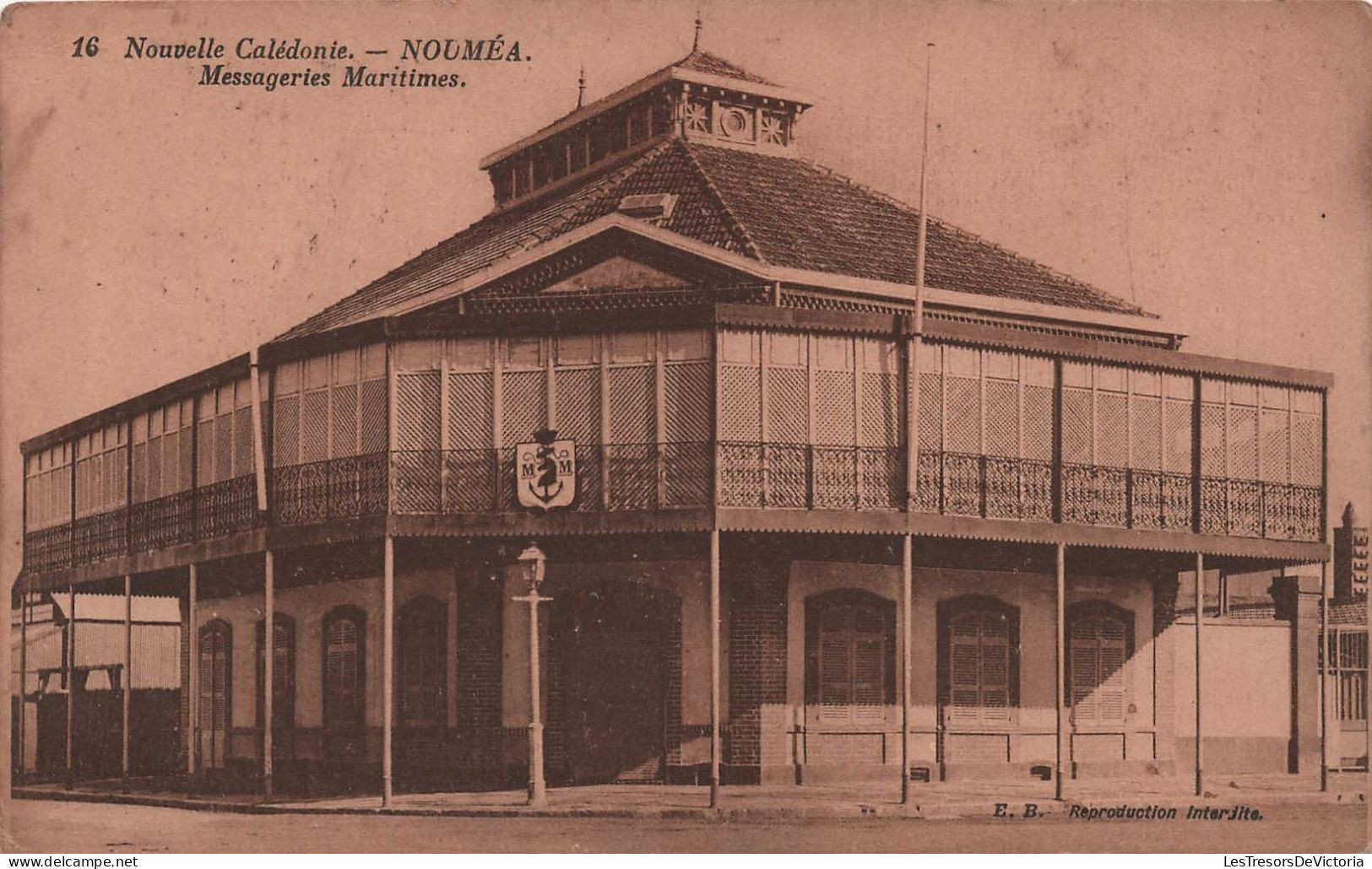 Nouvelle Calédonie - Noumea - Messageries Maritimes -  Carte Postale Ancienne - Neukaledonien