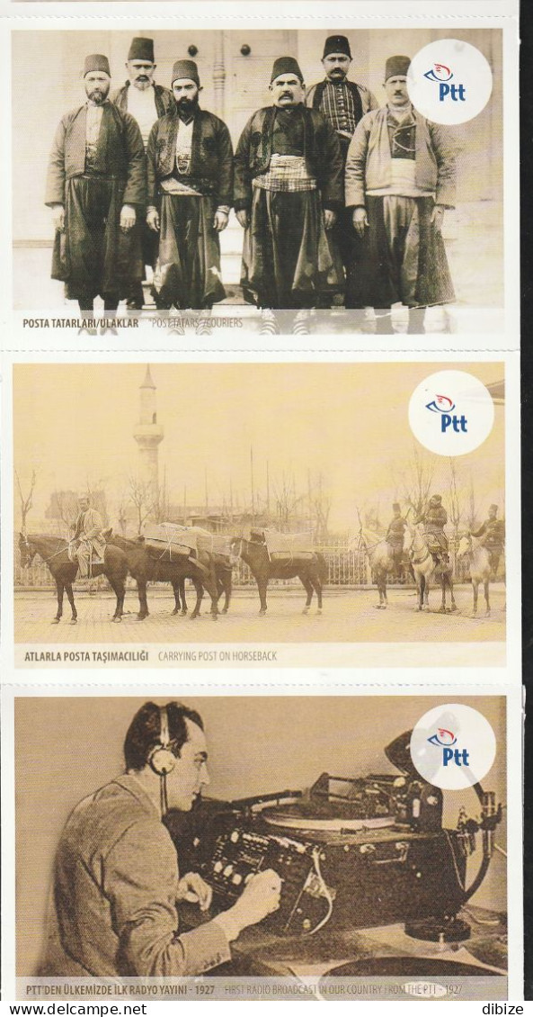 Turquie. Dépliant De 10 Cartes Postales. Bureaux De Poste Et Facteurs. Histoire. - Poste & Facteurs