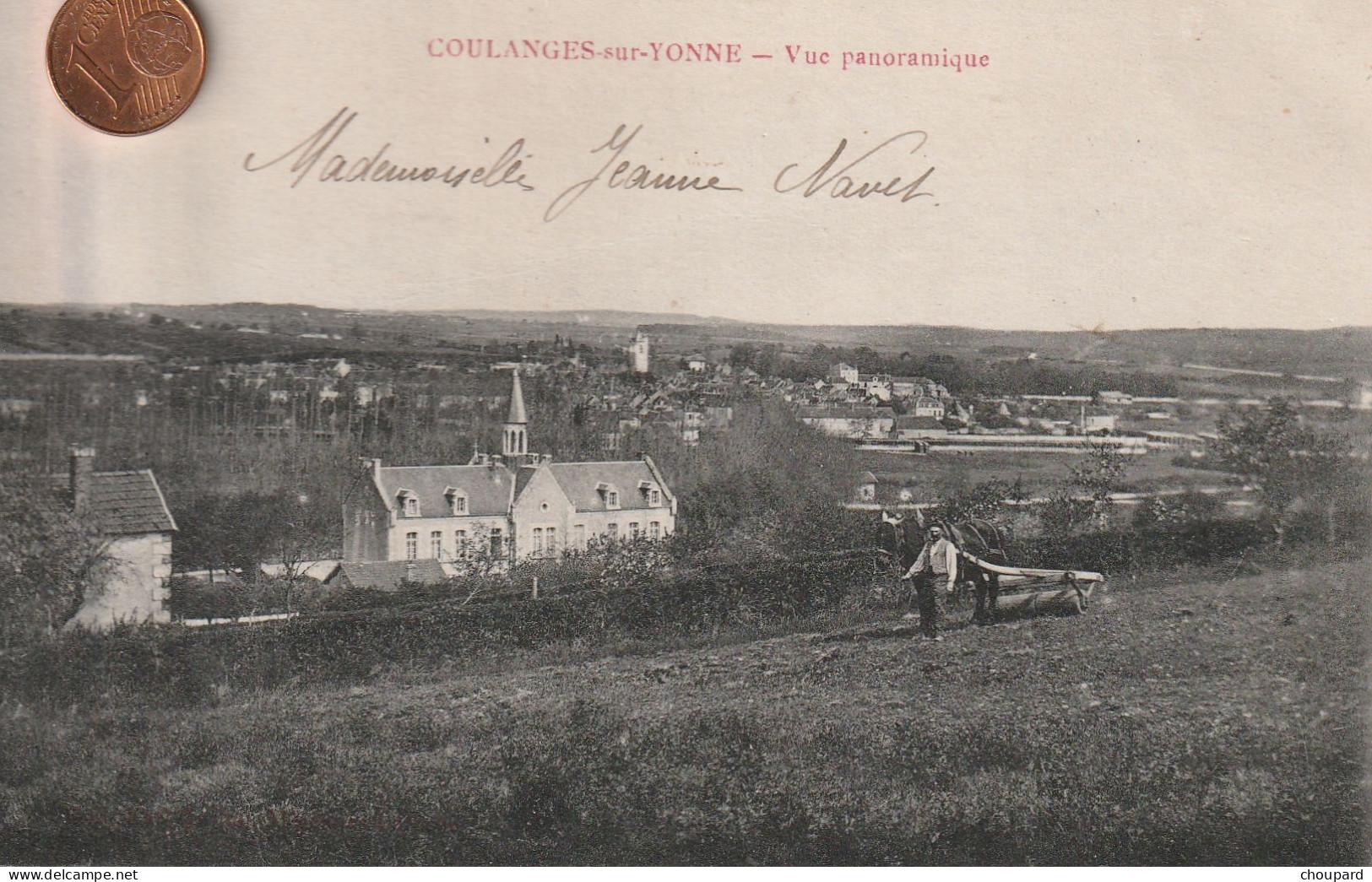 89 - Carte Postale Ancienne  De  COULANGES SUR YONNE  Vue Panoramique - Coulanges Sur Yonne