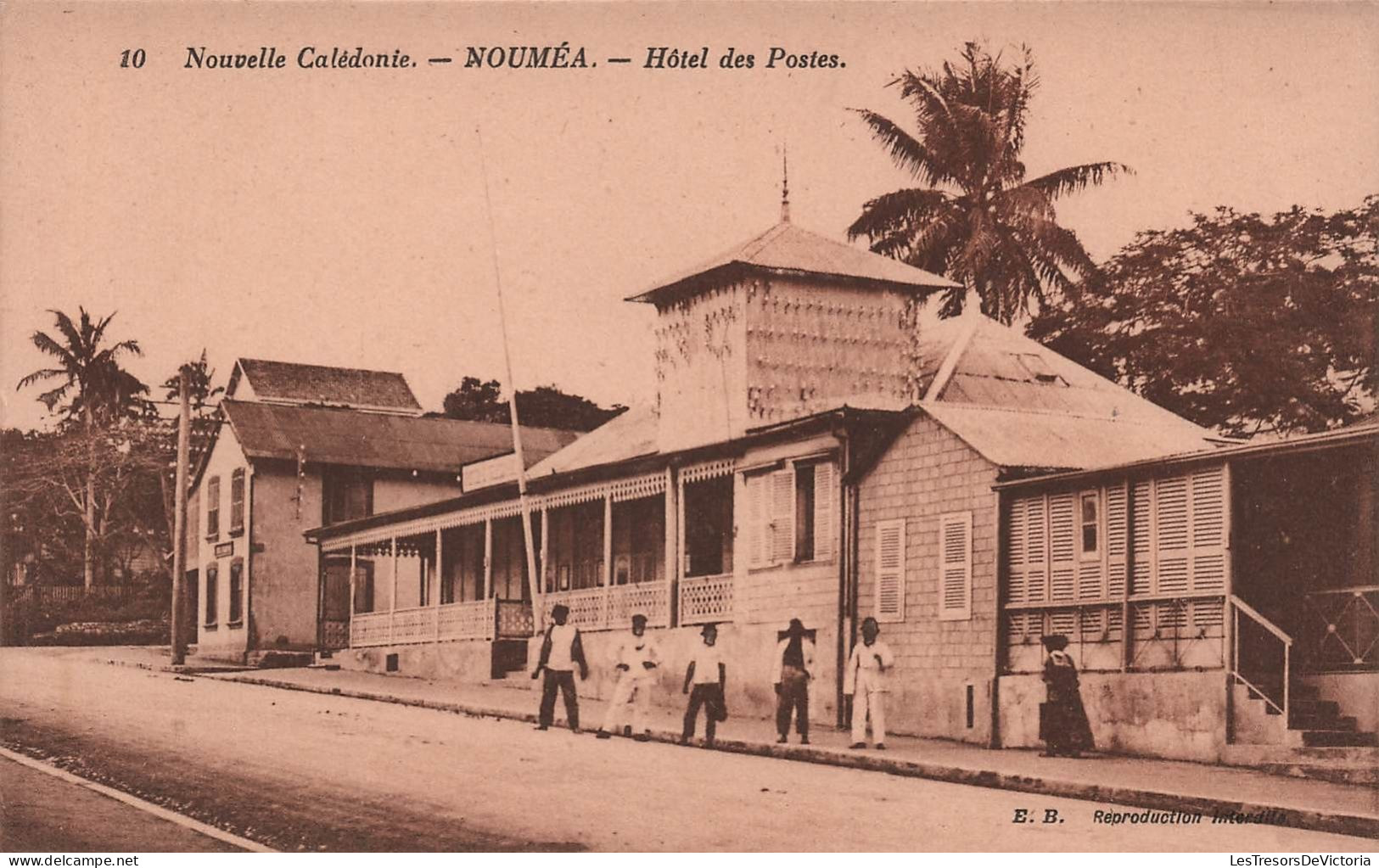 Nouvelle Calédonie - Noumea - Hotel Des Postes  -  Carte Postale Ancienne - Neukaledonien