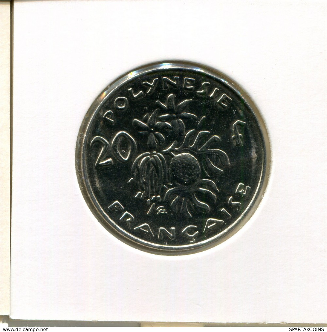 20 FRANCS 2003 FRENCH POLYNESIA Colonial Coin #AM512 - Frans-Polynesië