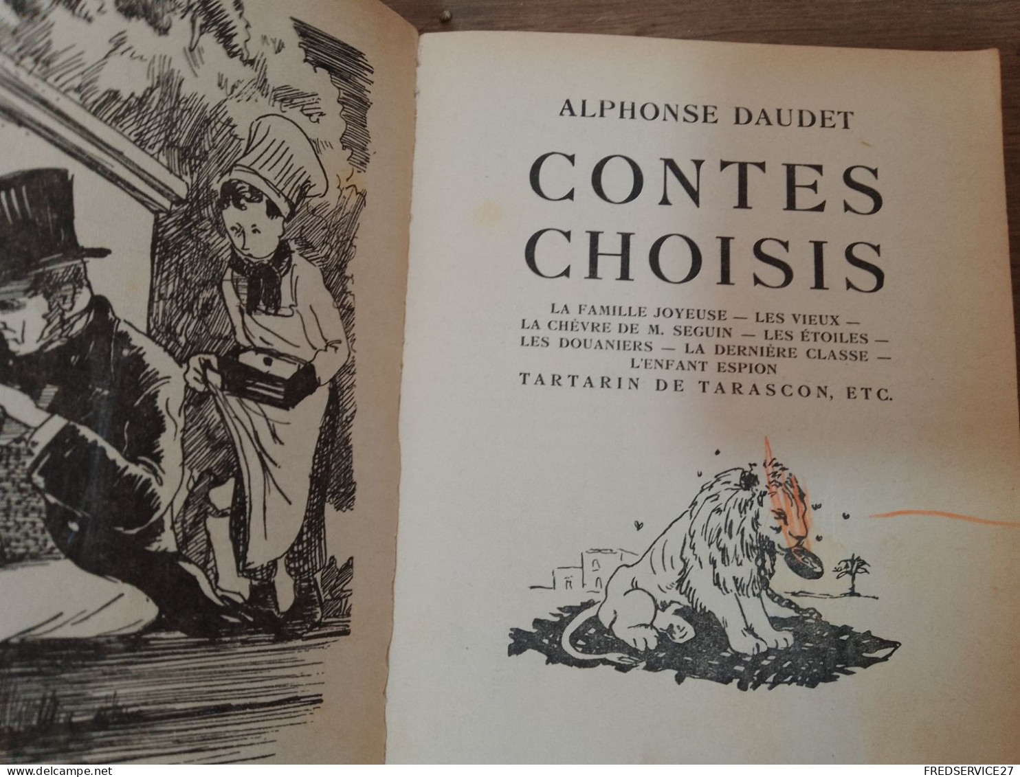 92 //   CONTES CHOISIS / LA CHEVRE DE MR SEGUIN, TARTARIN DE TARASCON, ETC .... PAR ALPHONSE  DAUDET