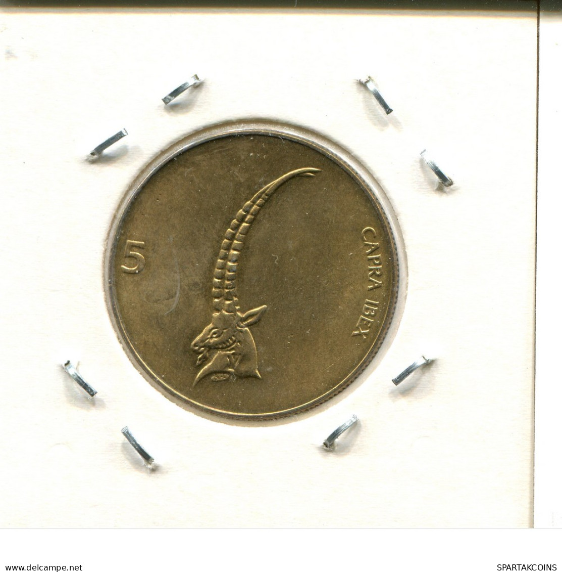 5 TOLARJEV 1994 SLOVENIA Coin #AS569.U - Slowenien