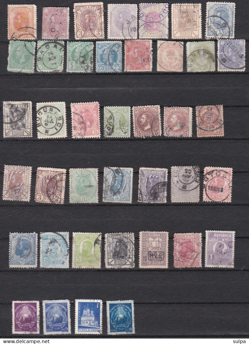 Lot De Timbres De La Roumanie, Anciens Et Récents - Sammlungen