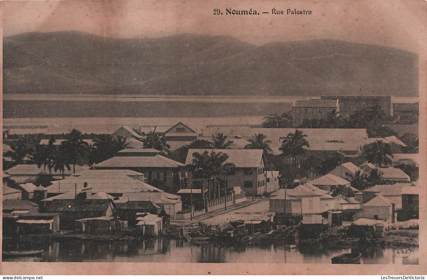 Nouvelle Calédonie - Noumea - Rue Palestro -  Carte Postale Ancienne - Nieuw-Caledonië