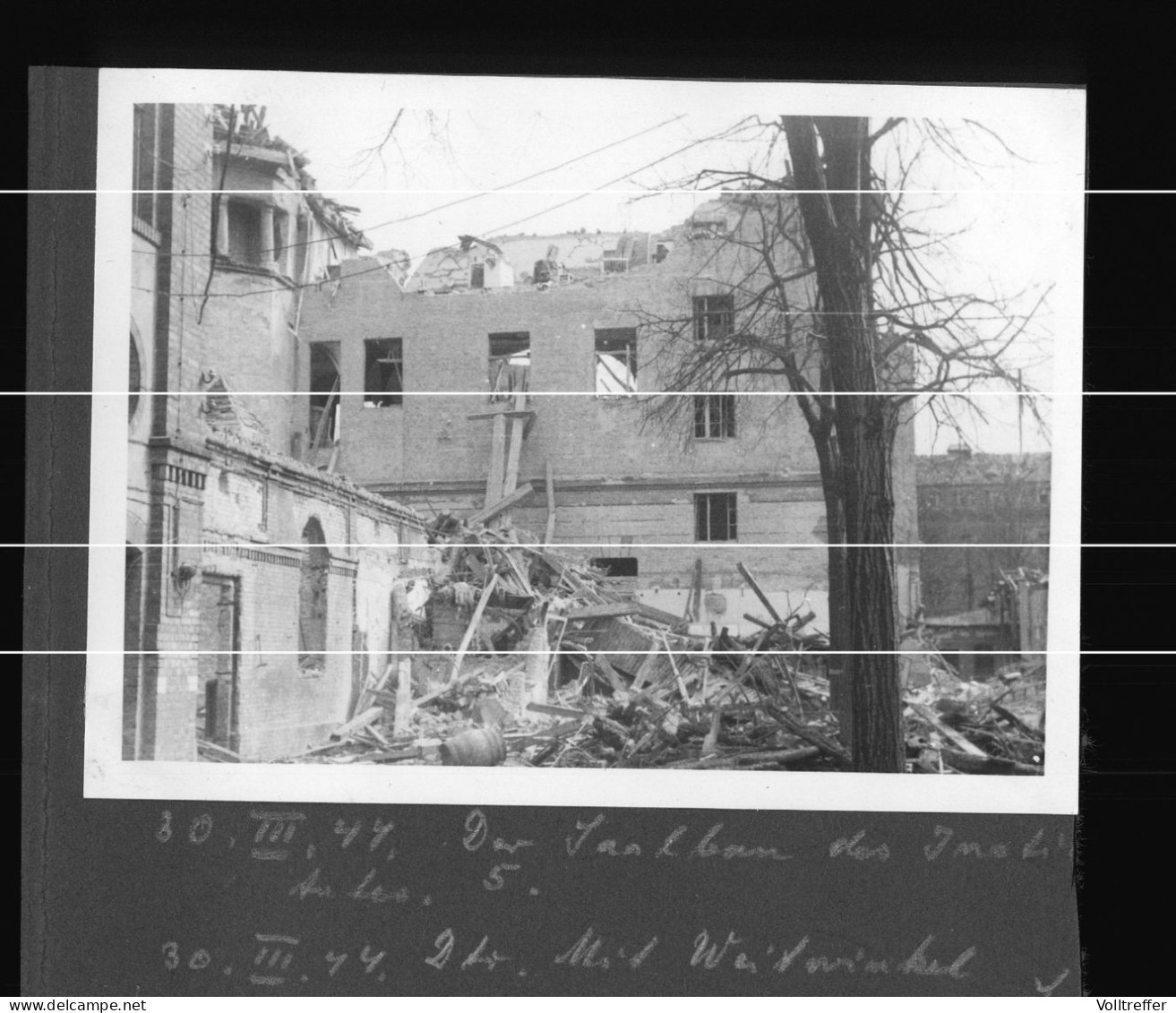 2x Orig. Foto 30.03.1944 Berlin Wedding Zerstörung Institut, Versuchs- Und Lehrbrauerei In Der Seestraße - Wedding