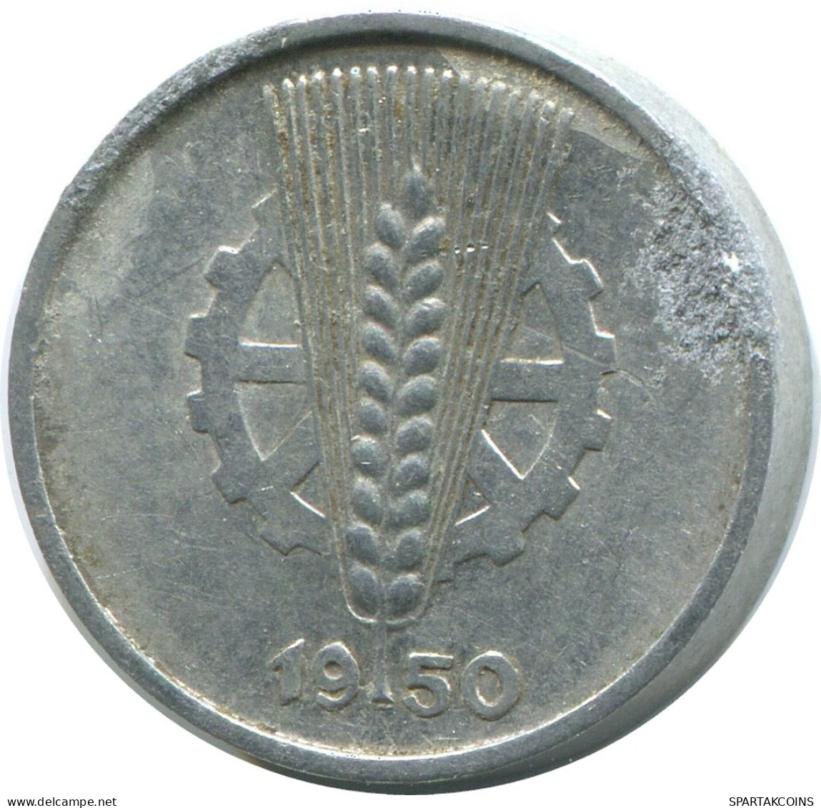 5 PFENNIG 1950 A DDR EAST GERMANY Coin #AD782.9.U - 5 Pfennig