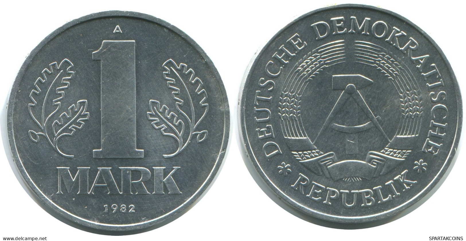 1 MARK 1982 A DDR EAST GERMANY Coin #AE142.U - 1 Mark