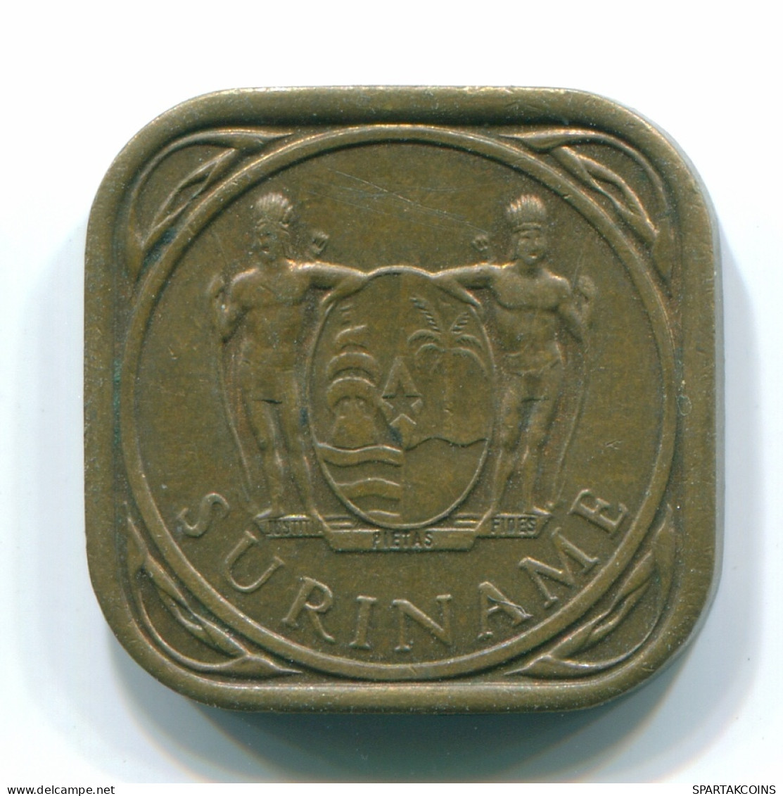 5 CENTS 1972 SURINAME Netherlands Nickel-Brass Colonial Coin #S12956.U - Surinam 1975 - ...
