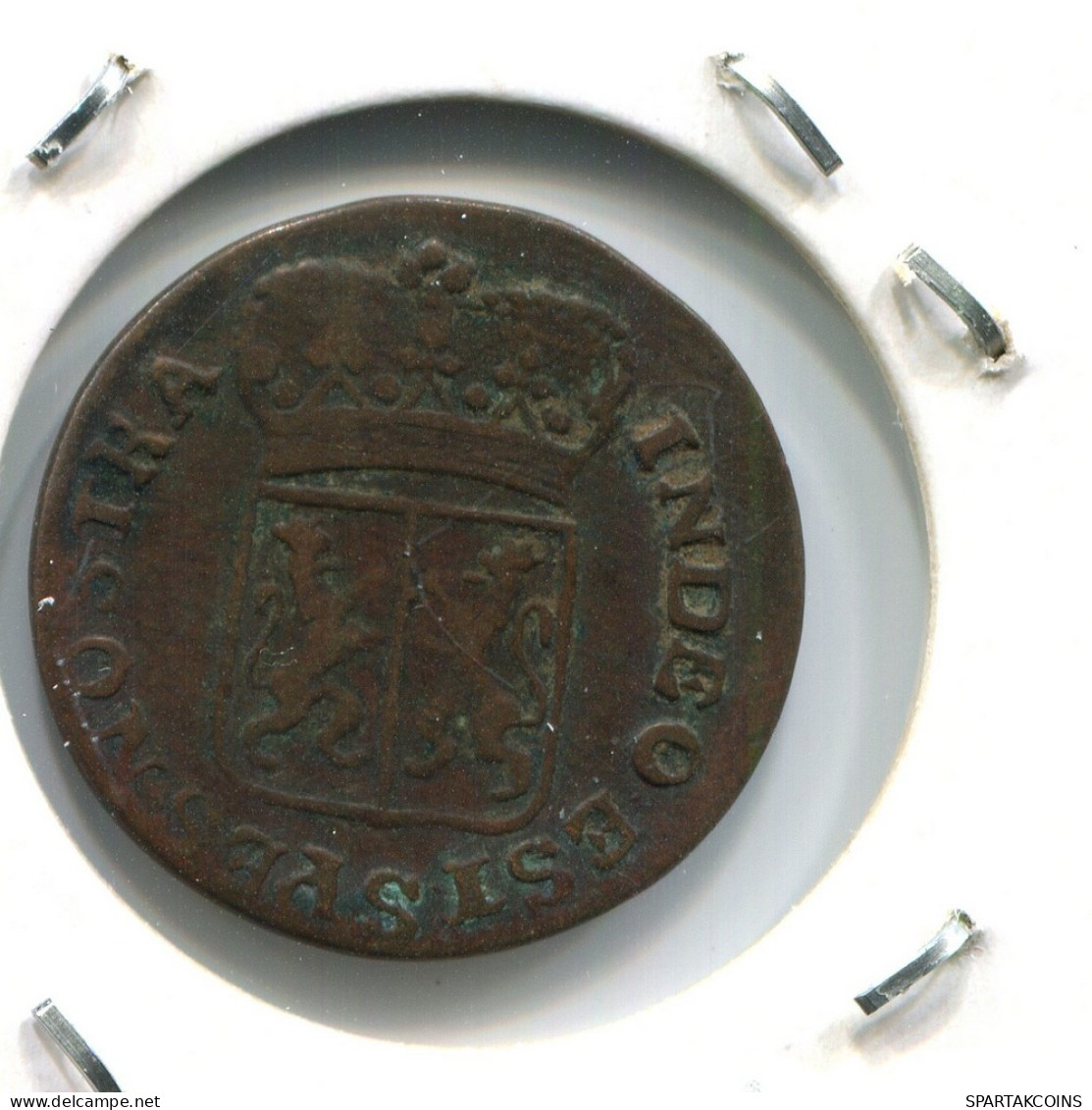 1787 GELDERLAND VOC DUIT NETHERLANDS INDIES Koloniale Münze #VOC2019.10.U - Niederländisch-Indien
