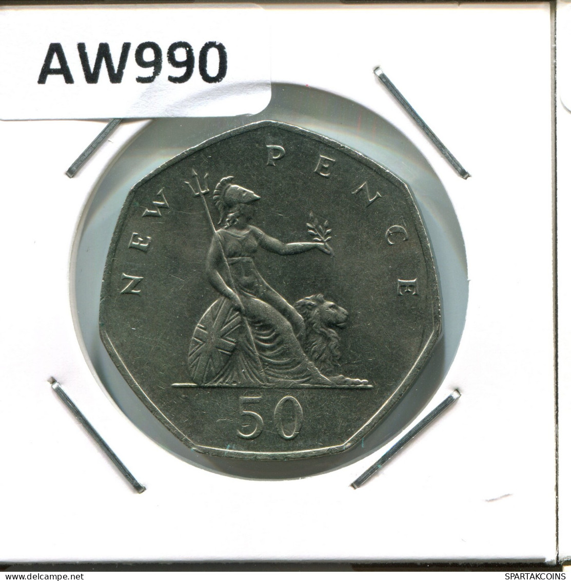 50 PENCE 1981 UK GROßBRITANNIEN GREAT BRITAIN Münze #AW990.D - 50 Pence