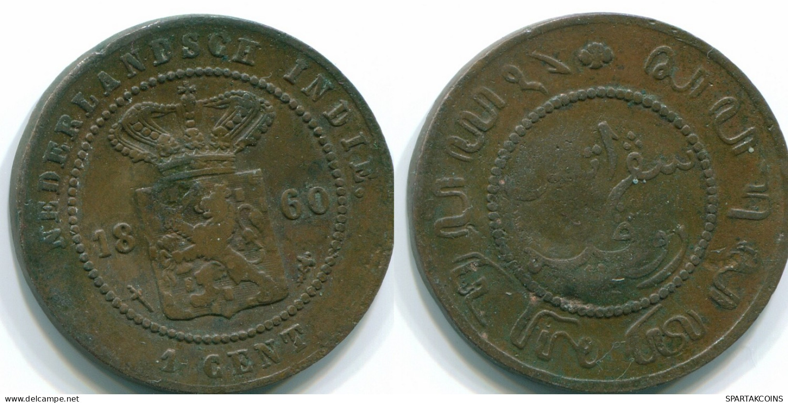 1/10 GULDEN 1869 NIEDERLANDE OSTINDIEN INDONESISCH Copper Koloniale #S10056.D - Niederländisch-Indien