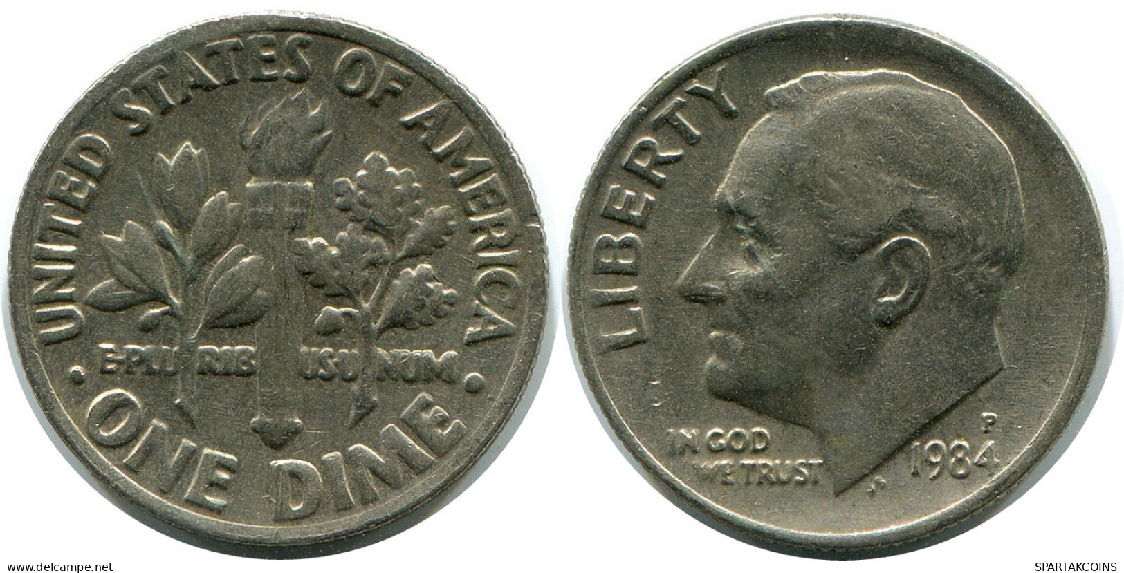 10 CENTS 1984 USA Münze #AZ250.D - 2, 3 & 20 Cents