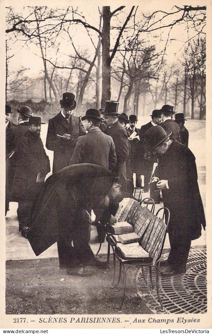 FRANCE - 75 - Paris - Scènes Parisiennes - Aux Champs Elysées - Carte Postale Ancienne - Champs-Elysées