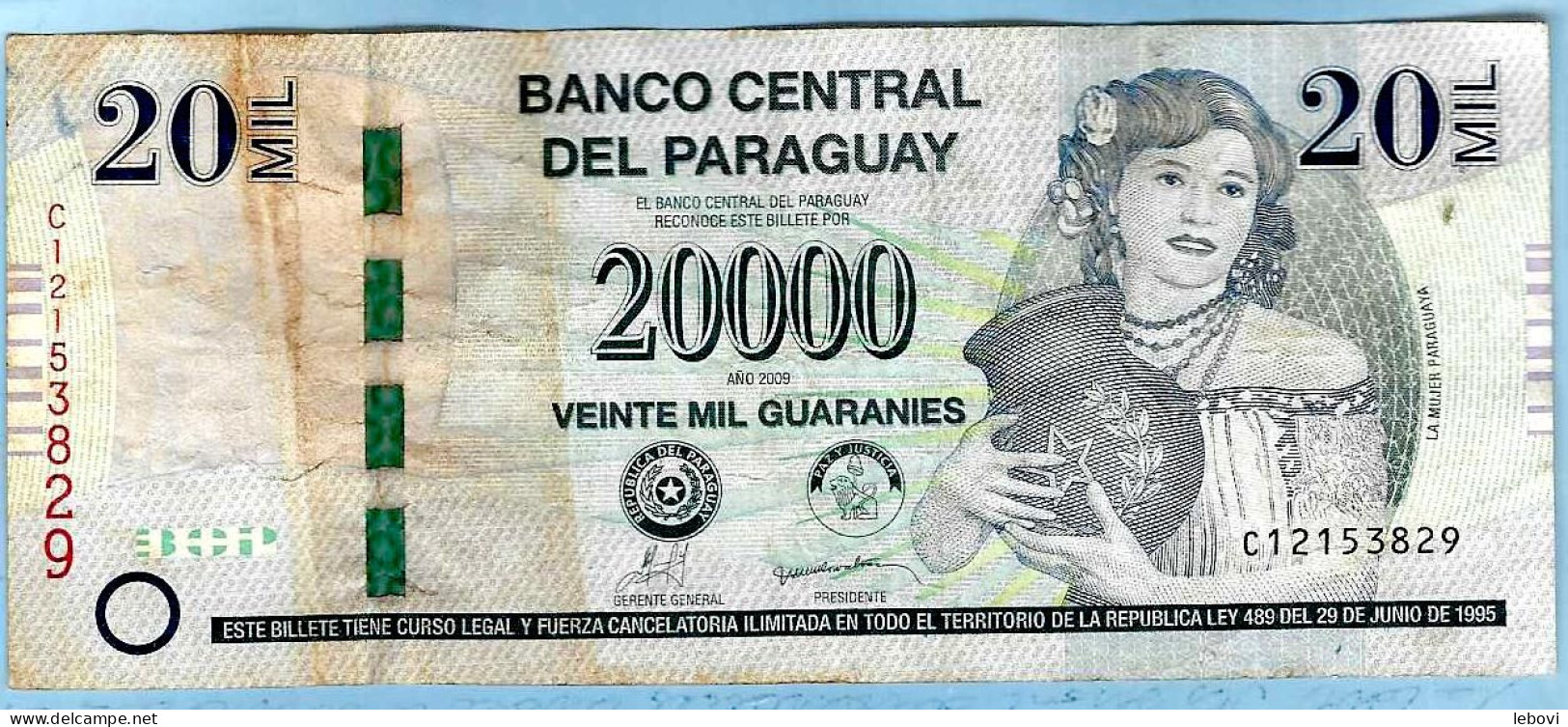 PARAGUAY – 20000 Guaranies - Paraguay