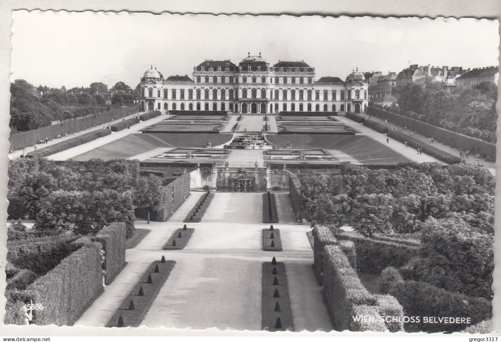 C7222) WIEN - Schloss BELVEDERE Mit Garten ALT - Belvedere