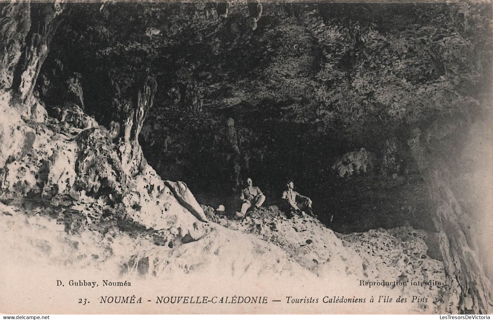 Nouvelle Calédonie - NOUMEA - Touristes Calédoniens à L'ile Des Pins - Gubbay -  Carte Postale Ancienne - Nueva Caledonia