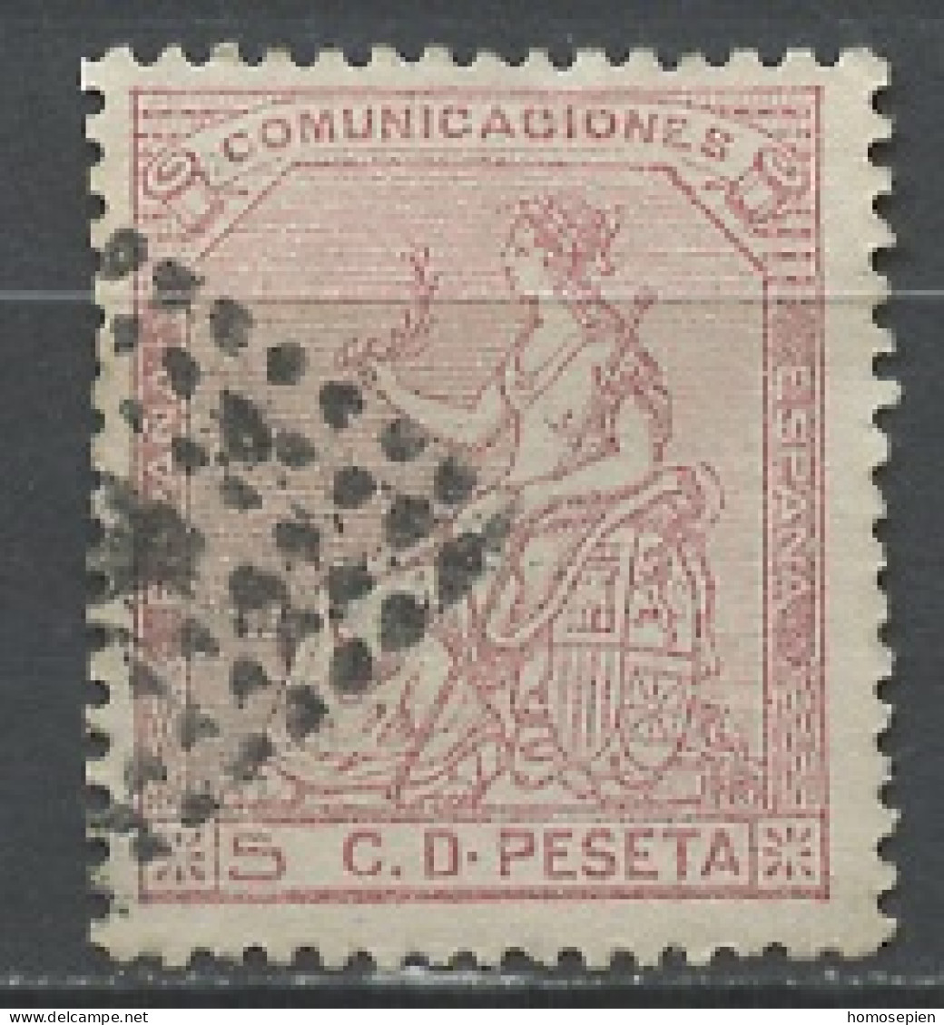 Espagne - Spain - Spanien 1873 Y&T N°131 - Michel N°126 (o) - 5c Allégorie De La République - Usados