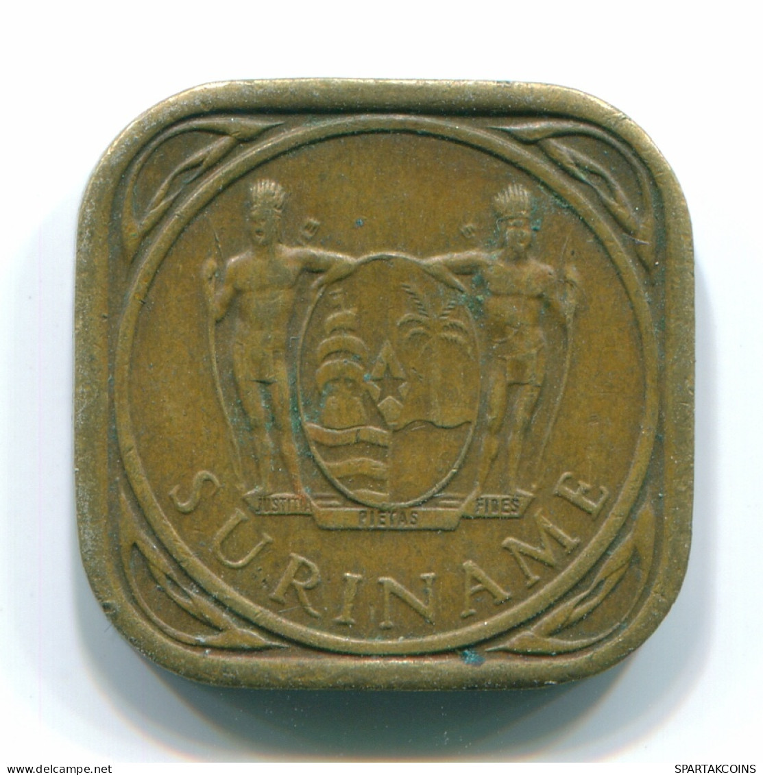 5 CENTS 1972 SURINAME Netherlands Nickel-Brass Colonial Coin #S12974.U - Surinam 1975 - ...