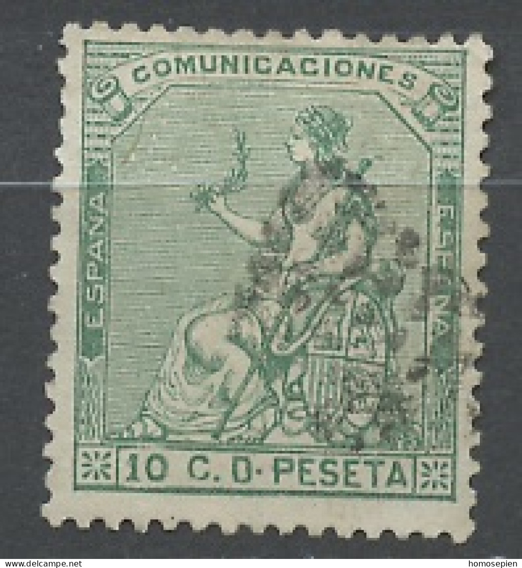 Espagne - Spain - Spanien 1873 Y&T N°132 - Michel N°127 (o) - 10c Allégorie De La République - Oblitérés