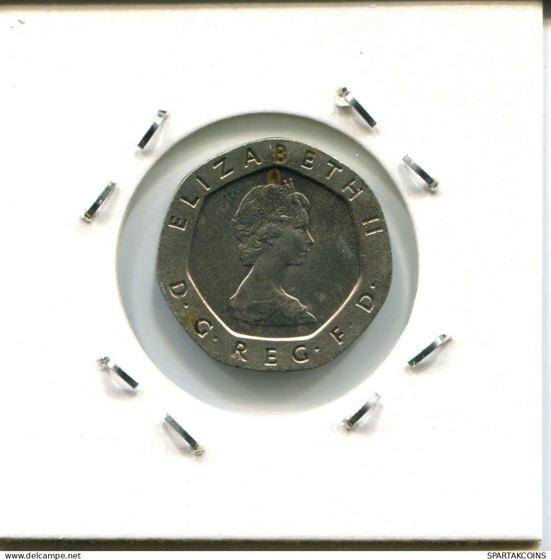 20 PENCE 1983 UK GROßBRITANNIEN GREAT BRITAIN Münze #AW994.D - 20 Pence