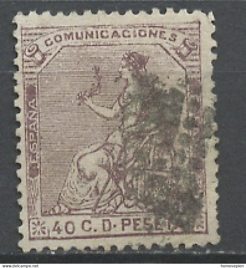 Espagne - Spain - Spanien 1873 Y&T N°135 - Michel N°130 (o) - 40c Allégorie De La République - Usados