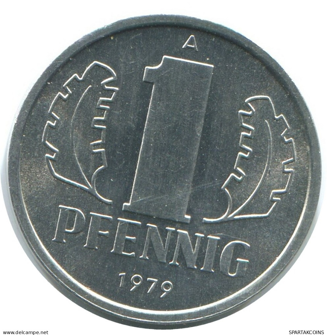 1 PFENNIG 1979 A DDR EAST DEUTSCHLAND Münze GERMANY #AE049.D - 1 Pfennig