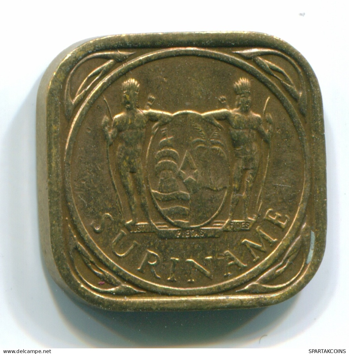 5 CENTS 1972 SURINAM NIEDERLANDE Nickel-Brass Koloniale Münze #S12918.D - Surinam 1975 - ...