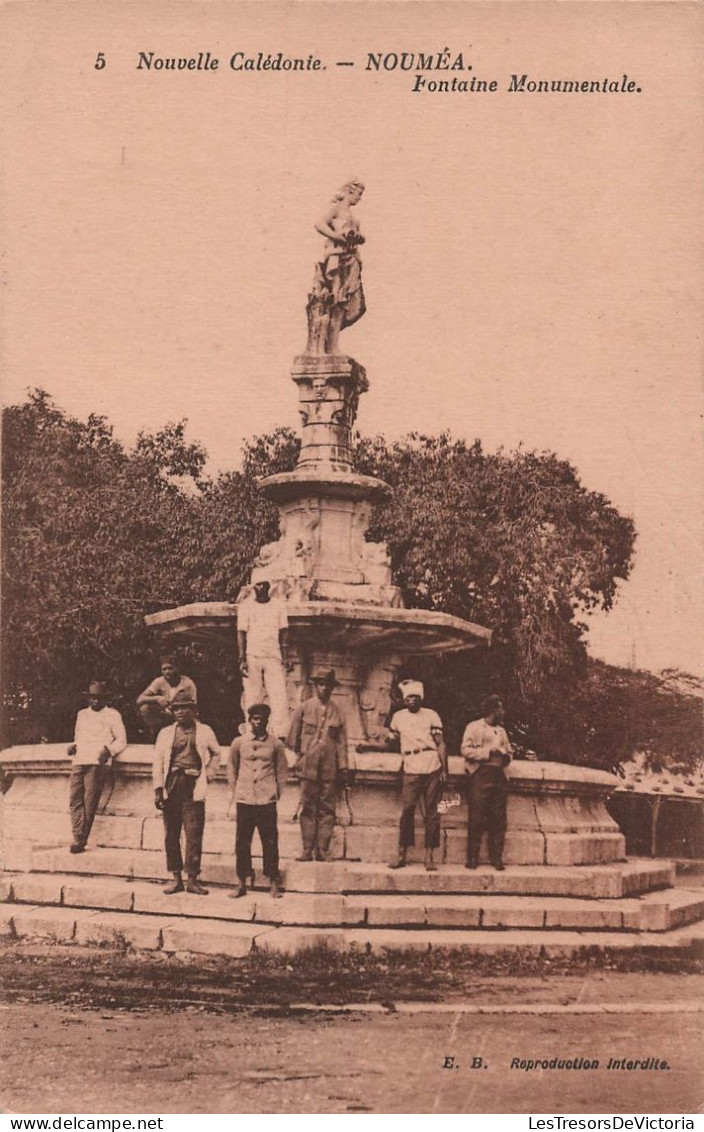 Nouvelle Calédonie - NOUMEA - Fontaine Monumentale -  Carte Postale Ancienne - Nueva Caledonia