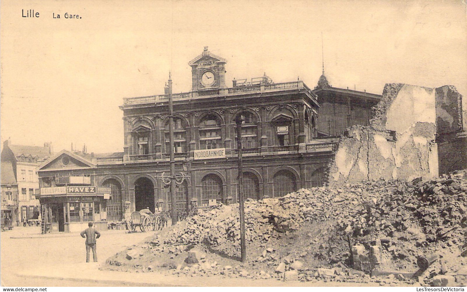 FRANCE - 59 - LILLE - La Gare - Carte Postale Ancienne - Lille