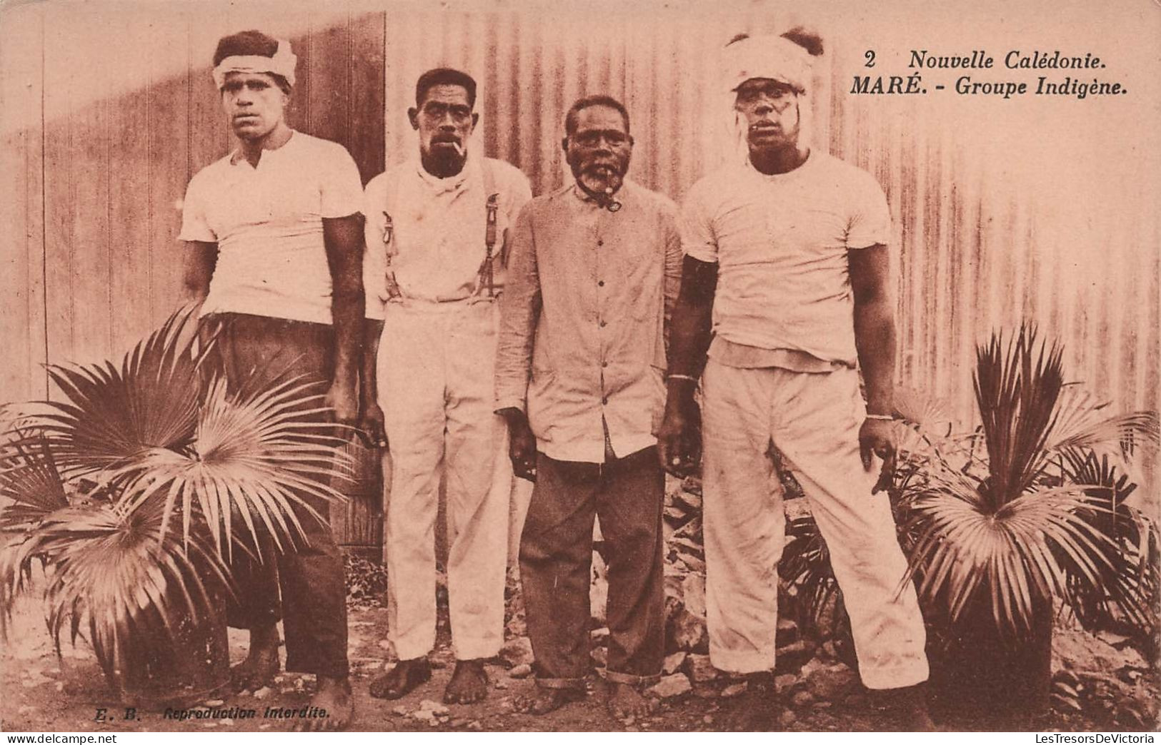 Nouvelle Calédonie - Maré - Groupe Indigene -  Carte Postale Ancienne - Nueva Caledonia