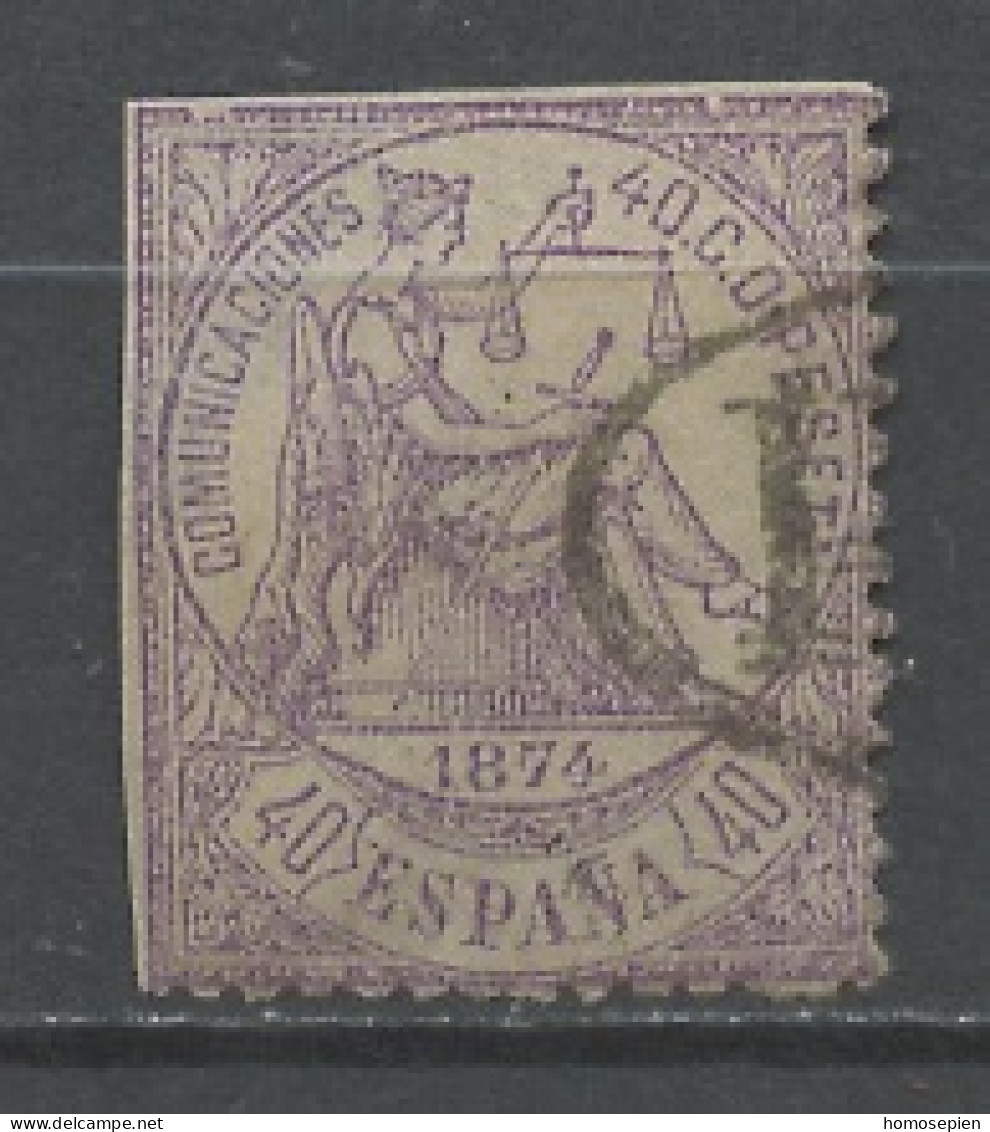 Espagne - Spain - Spanien 1874 Y&T N°146 - Michel N°140 (o) - 40c Allégorie De La Justice - Used Stamps