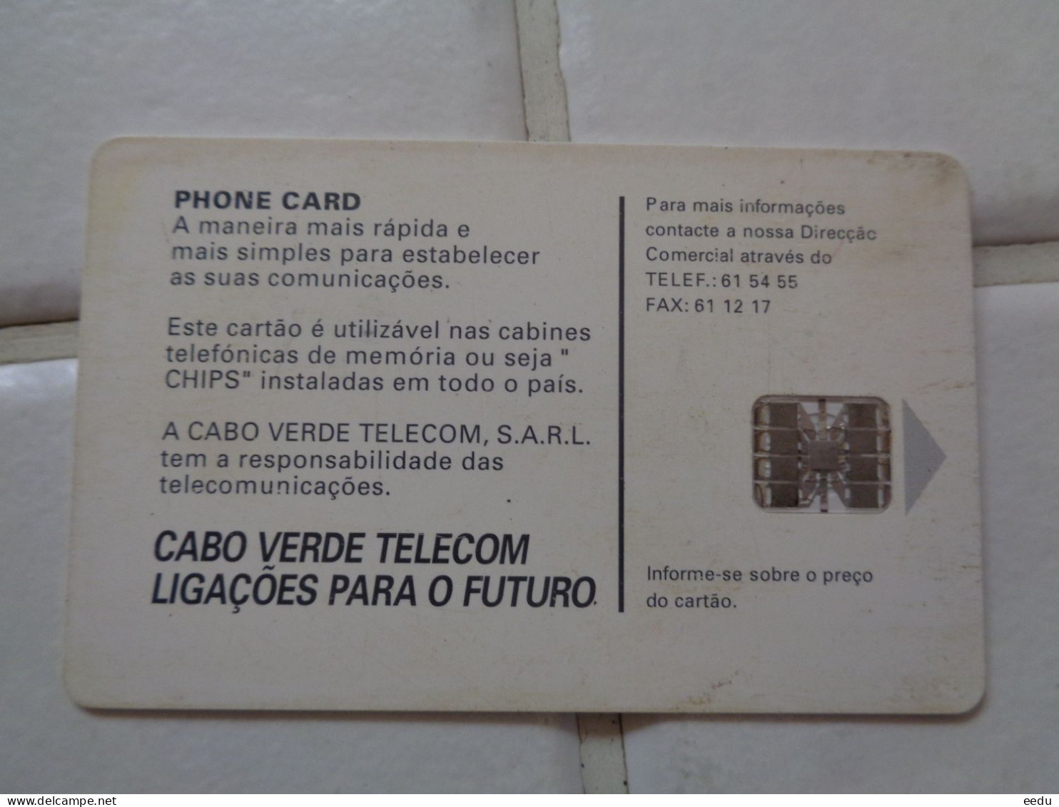 Cape Verde Phonecard - Cape Verde