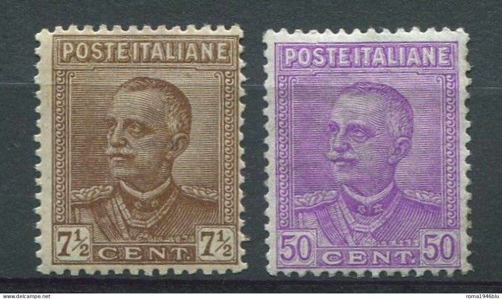 REGNO 1928 7 1/2 E 50 C. ** MNH - Nuovi