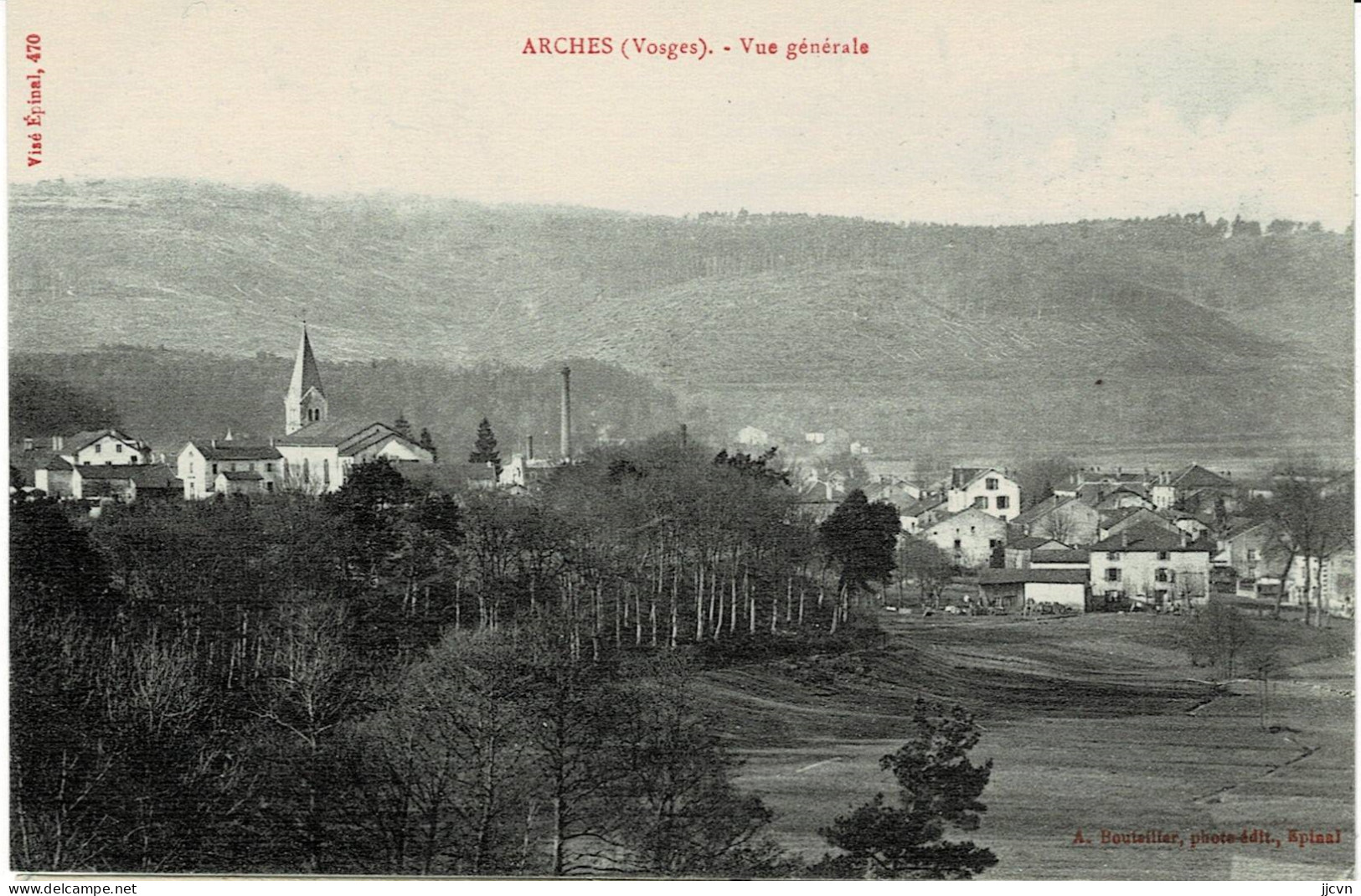++ 88 ++ Vosges - Arches - Lot De 2 Cartes Postales - Vue Générale Et Grande Rue - (Voir Scan) - Arches