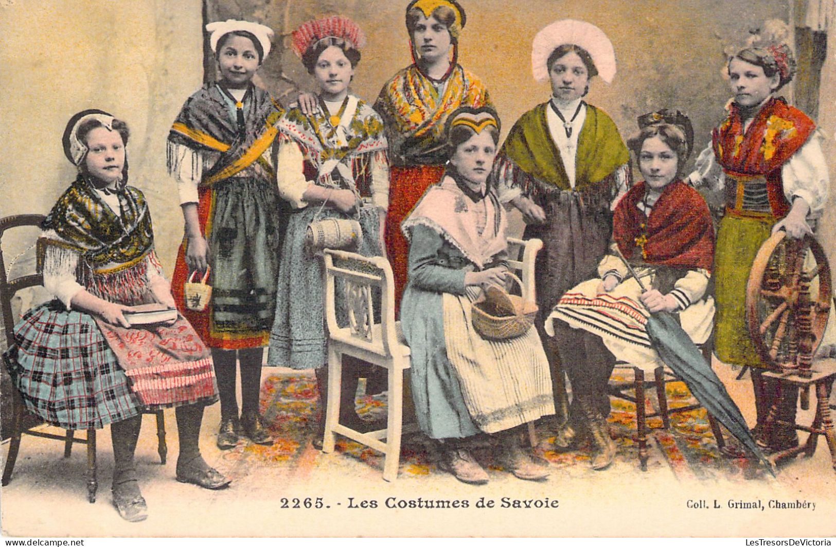 FOLKLORE - Les Costumes De Savoie - Carte Postale Ancienne - Vestuarios