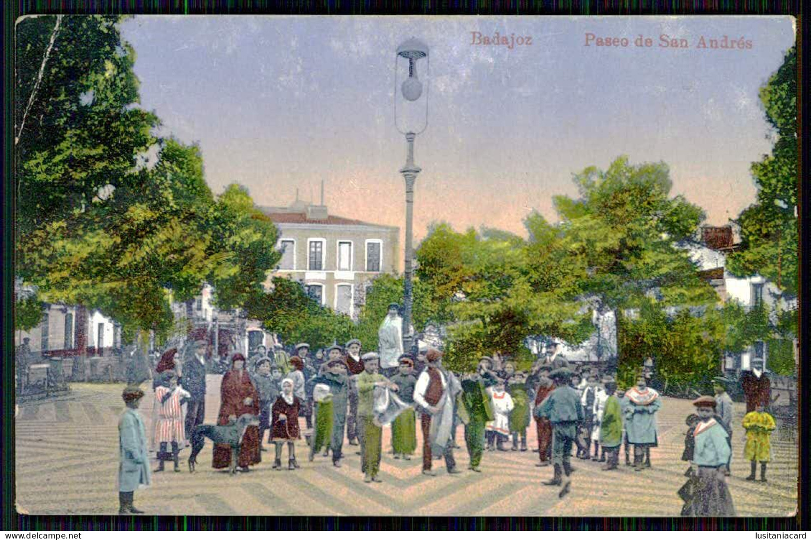 BADAJOZ - Paseo De San Andrés. ( Ed.de Segundo Zambrano Kiosco S. Juan) Carte Postale - Badajoz