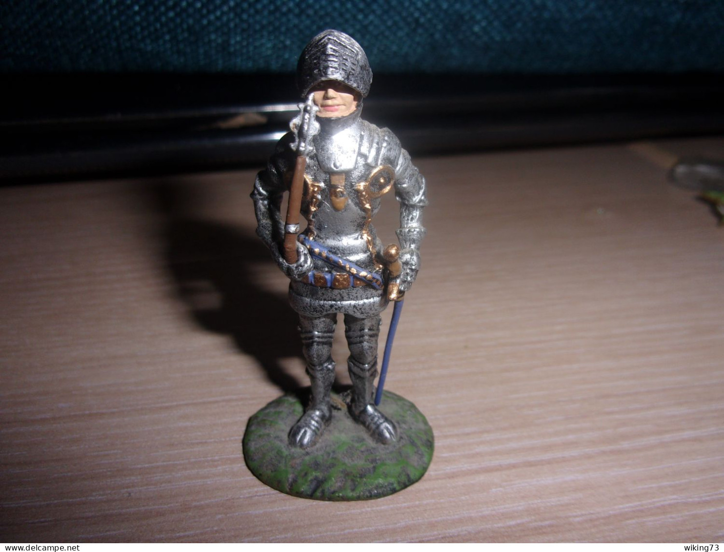 Soldat De Plomb " Chevalier Anglais " - 1342 - Moyen Age - Altaya - Figurine - Collection - Soldados De Plomo