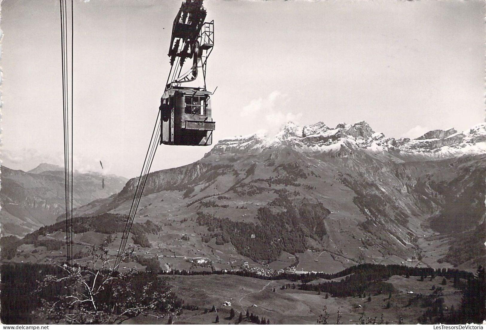 SUISSE - Luftseibahn Gerschnialp Trübsee - Carte Postale Ancienne - Trub