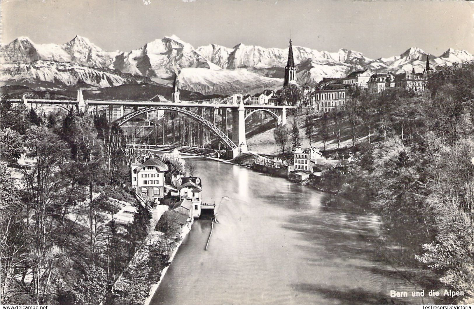 SUISSE - BERN Und Die Alpen - Carte Postale Ancienne - Berne