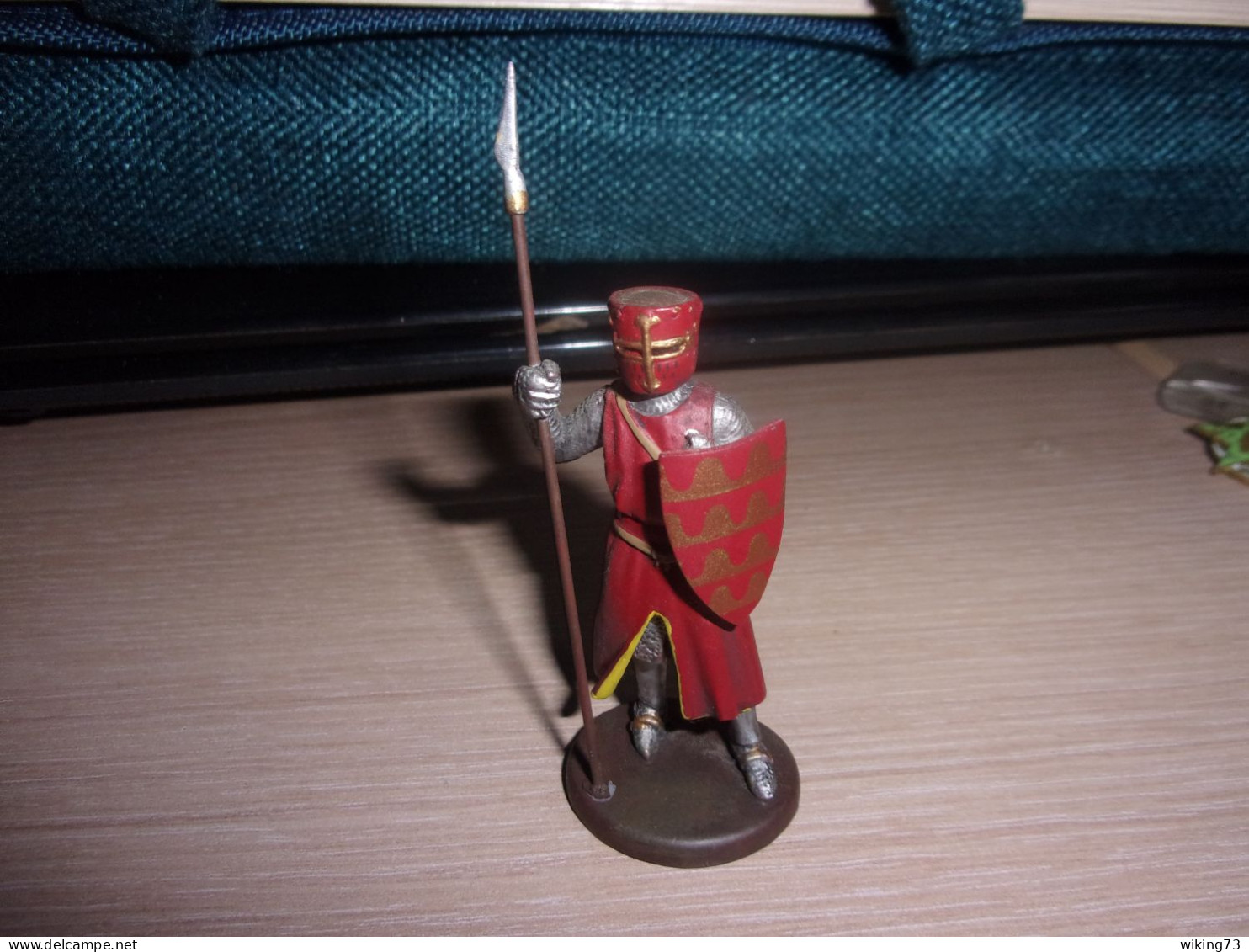 Soldat De Plomb " Chevalier Anglais " - 1250 - Moyen Age - Delprado - Figurine - Collection - Loden Soldaatjes