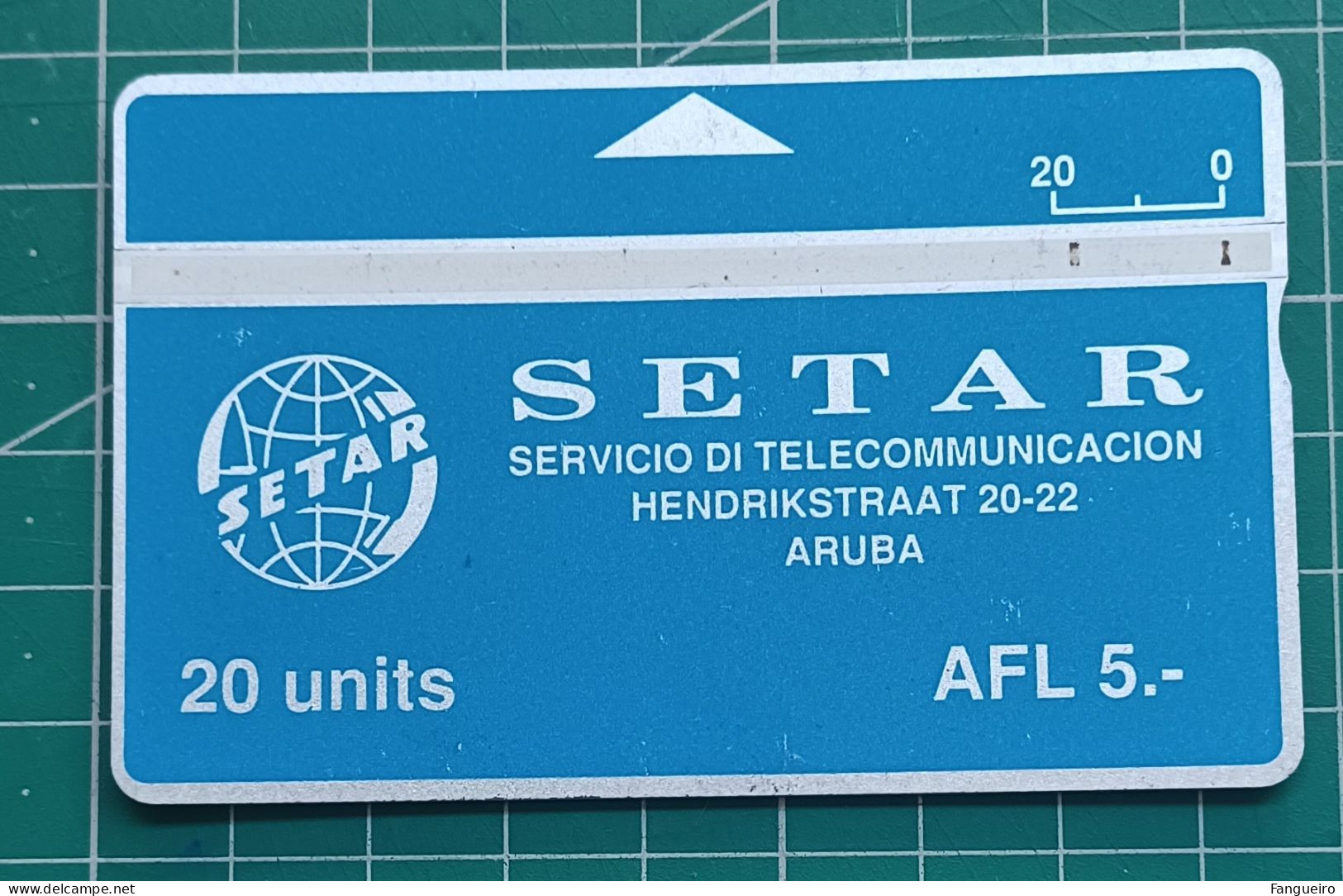 ARUBA PHONECARD SETAR 103K (i) - Aruba
