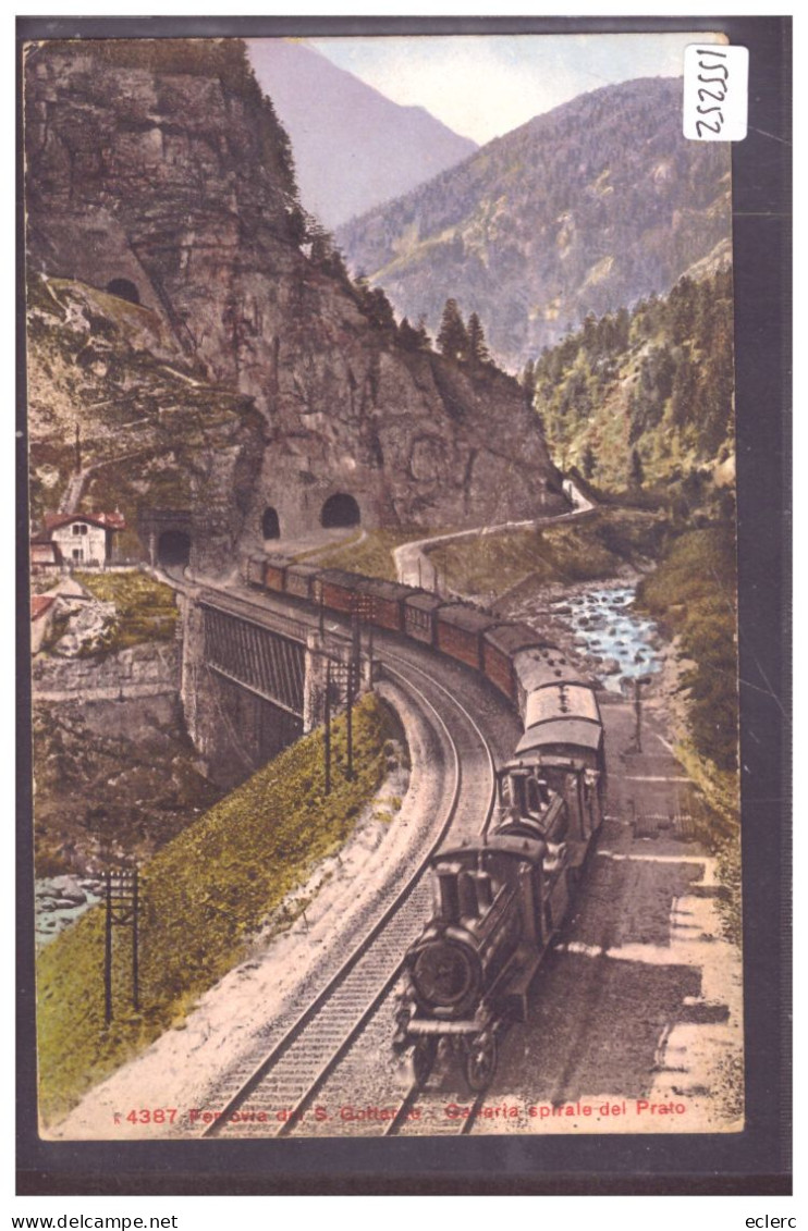 FERROVIA DEL SAN GOTTARDO - BAHN - TRAIN - GALERIA DEL PRATO - TB - Prato