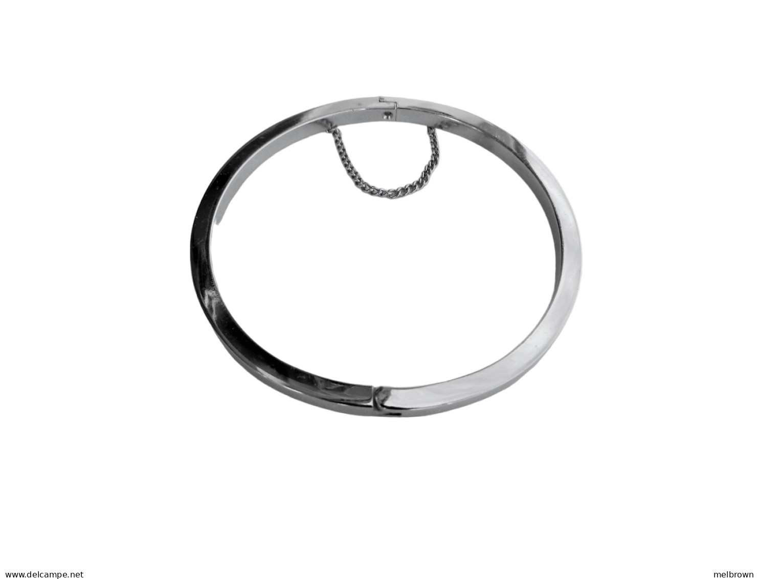 Vintage Stainless Steel Bangle Bracelet - 23 Cm - Pulseras