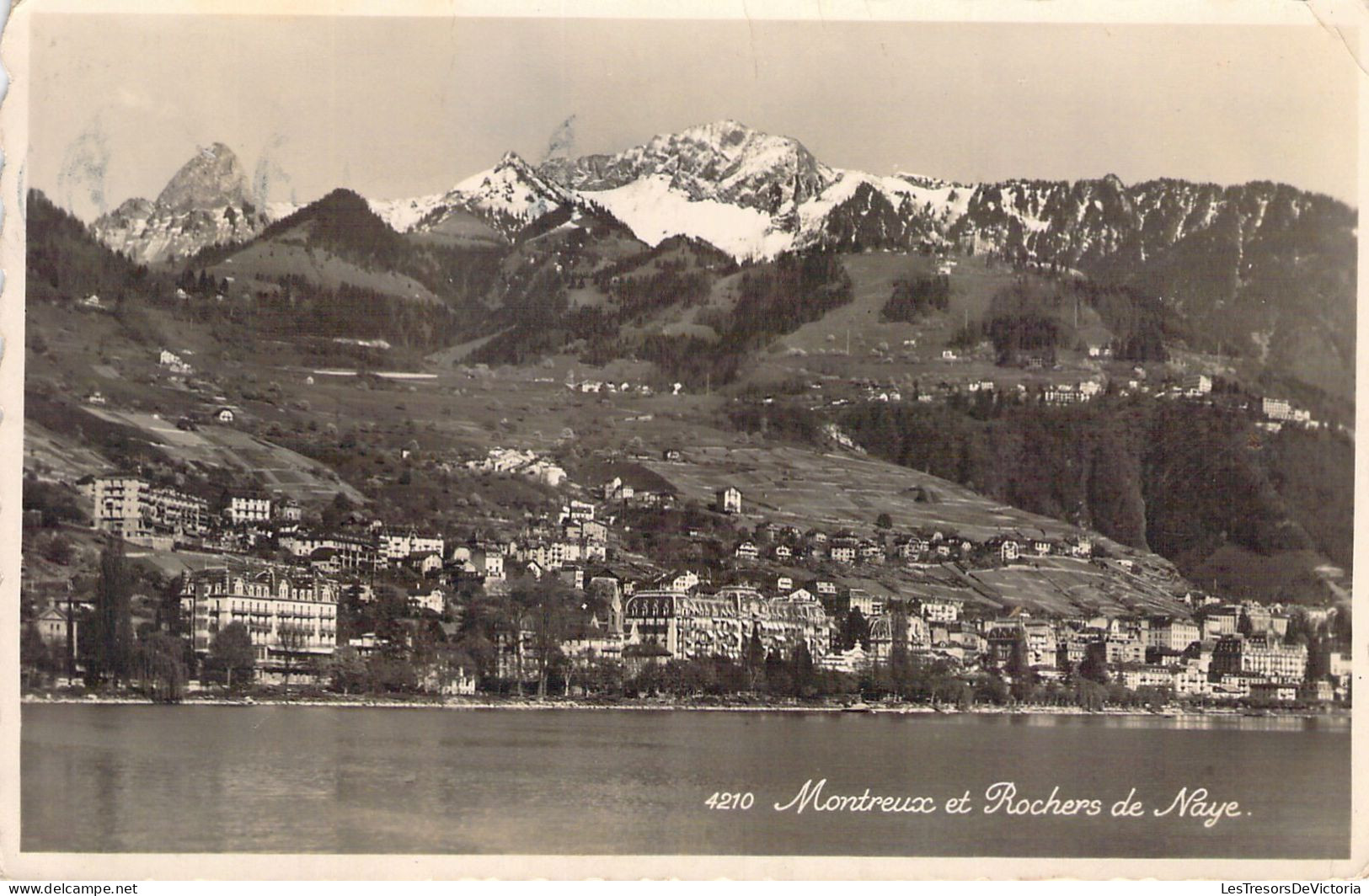 SUISSE - MONTREUX Et Rochers De Naye - Carte Postale Ancienne - Mon